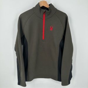 Spyder Outbound Half Zip Stryke Sweater Jacket Pullover Mens Size Medium